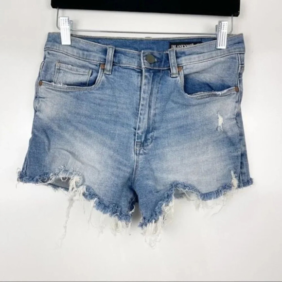 BlankNYC Distressed Cut Off Denim Shorts Size 28 Women's - Picture 1 of 8